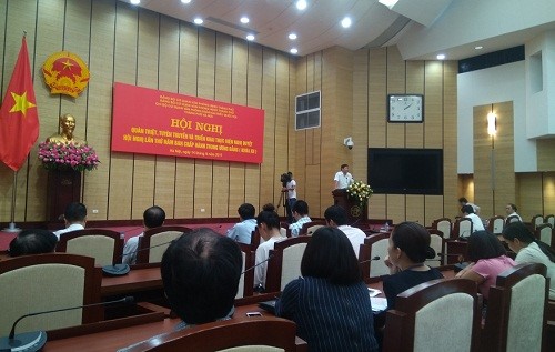 Hội nghị học tập, quán triệt và triển khai thực hiện Nghị quyết Hội nghị Trung ương 5 khóa XII 